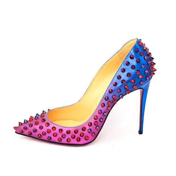 Christian Louboutin Shoes - CHRISTIAN LOUBOUTIN Heels Women's Follies Spike 100 Pumps Size 37 Rose Digitale